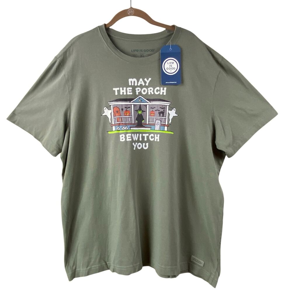 Life Is Good Halloween Crusher T-Shirt Size XL New With Tags Witch